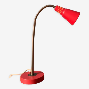 Lampe ikea rouge sur pied années 90