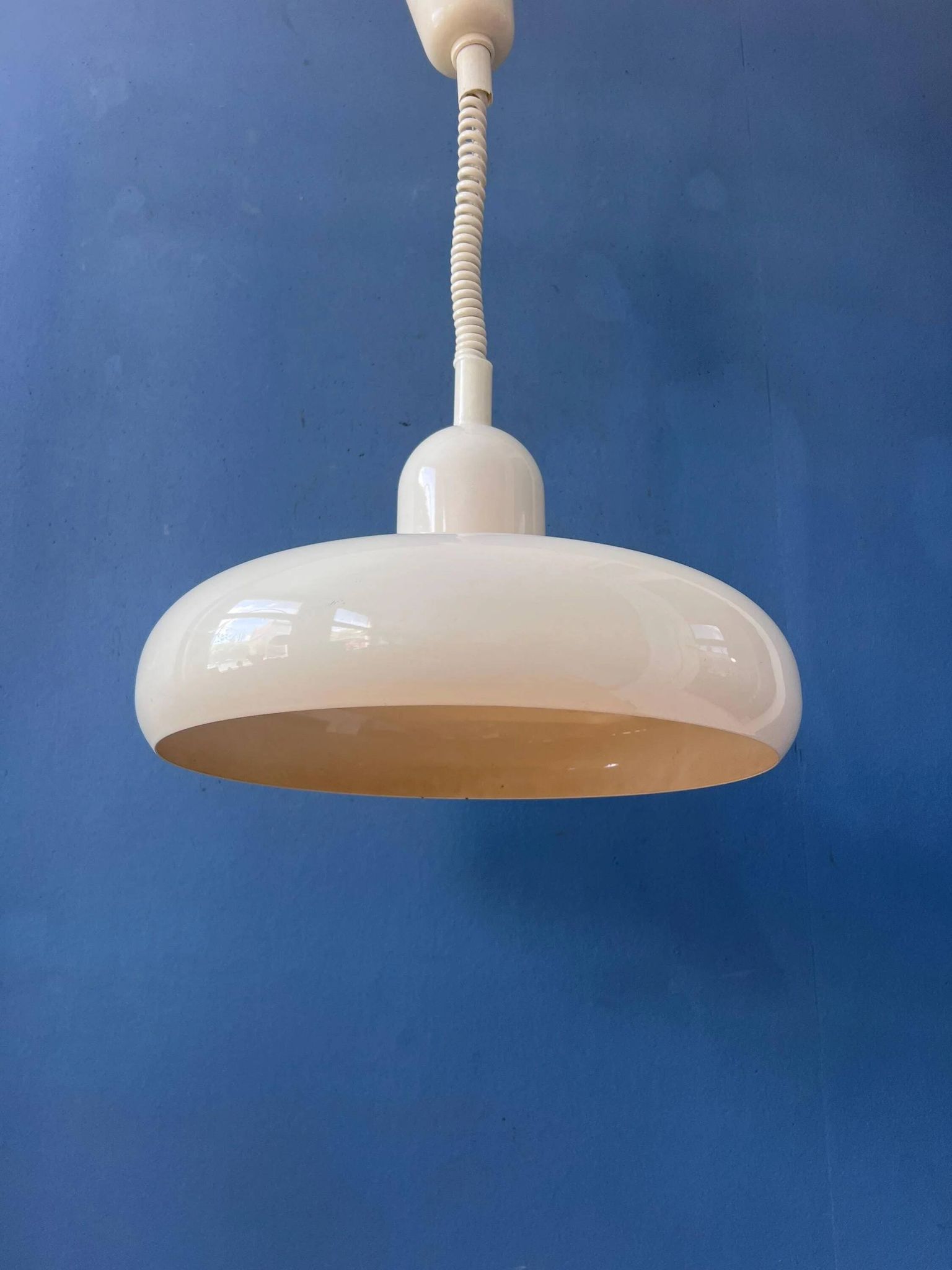 Beige Mid-Century UFO Suspension by Knud Christensen