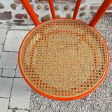 Bistro chair orange