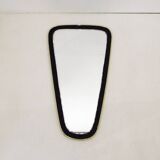 Quilted leather mirror