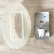 Vintage oval frosted glass ceiling light