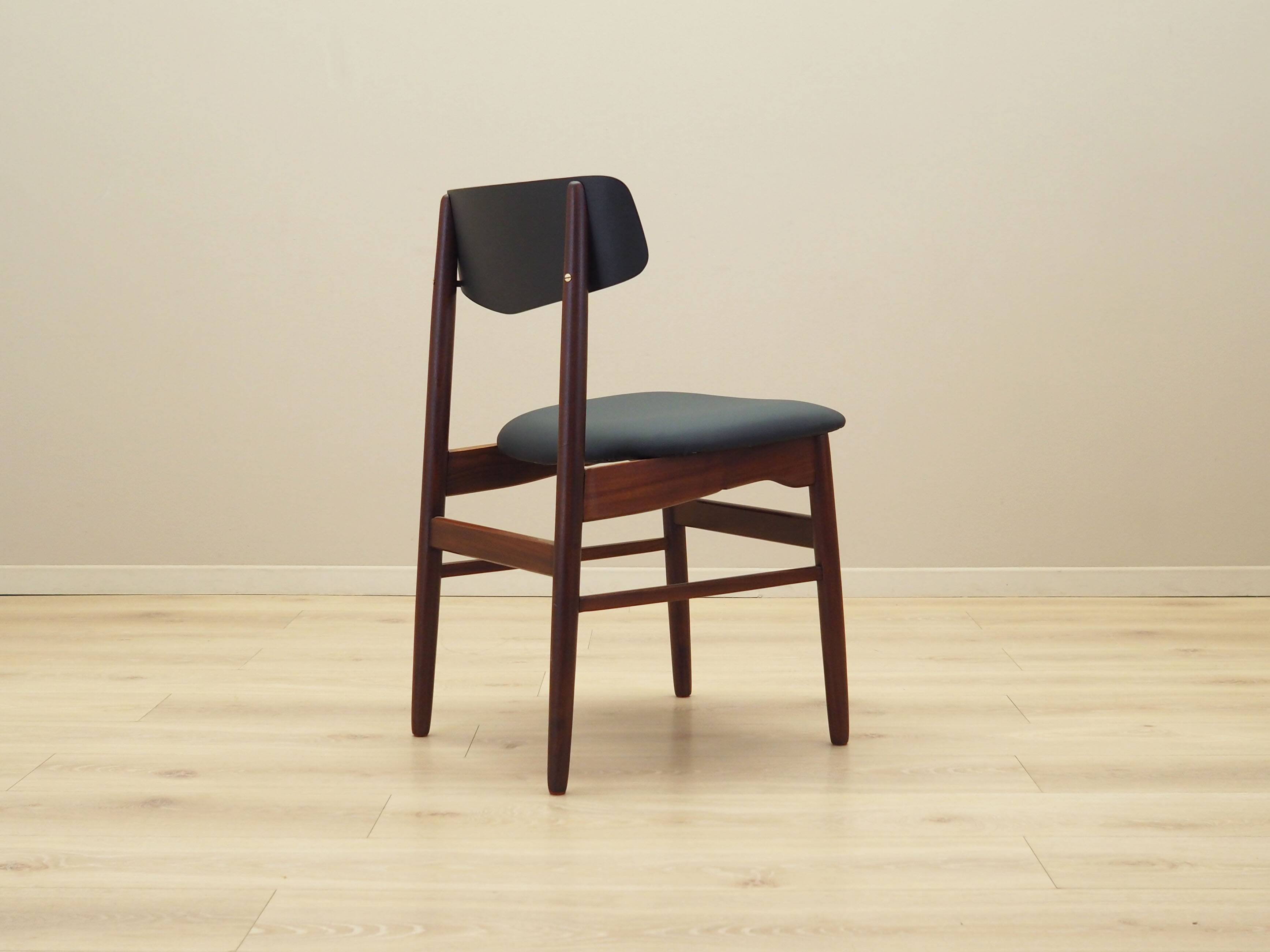 Set of four teak chairs, Danish design, 1960s, production: Denmark
