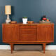 Restored Retro Short Teak Mid Century 1960s Jentique Sideboard