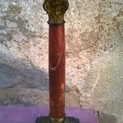Ancient marble lamp foot