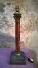 Ancient marble lamp foot