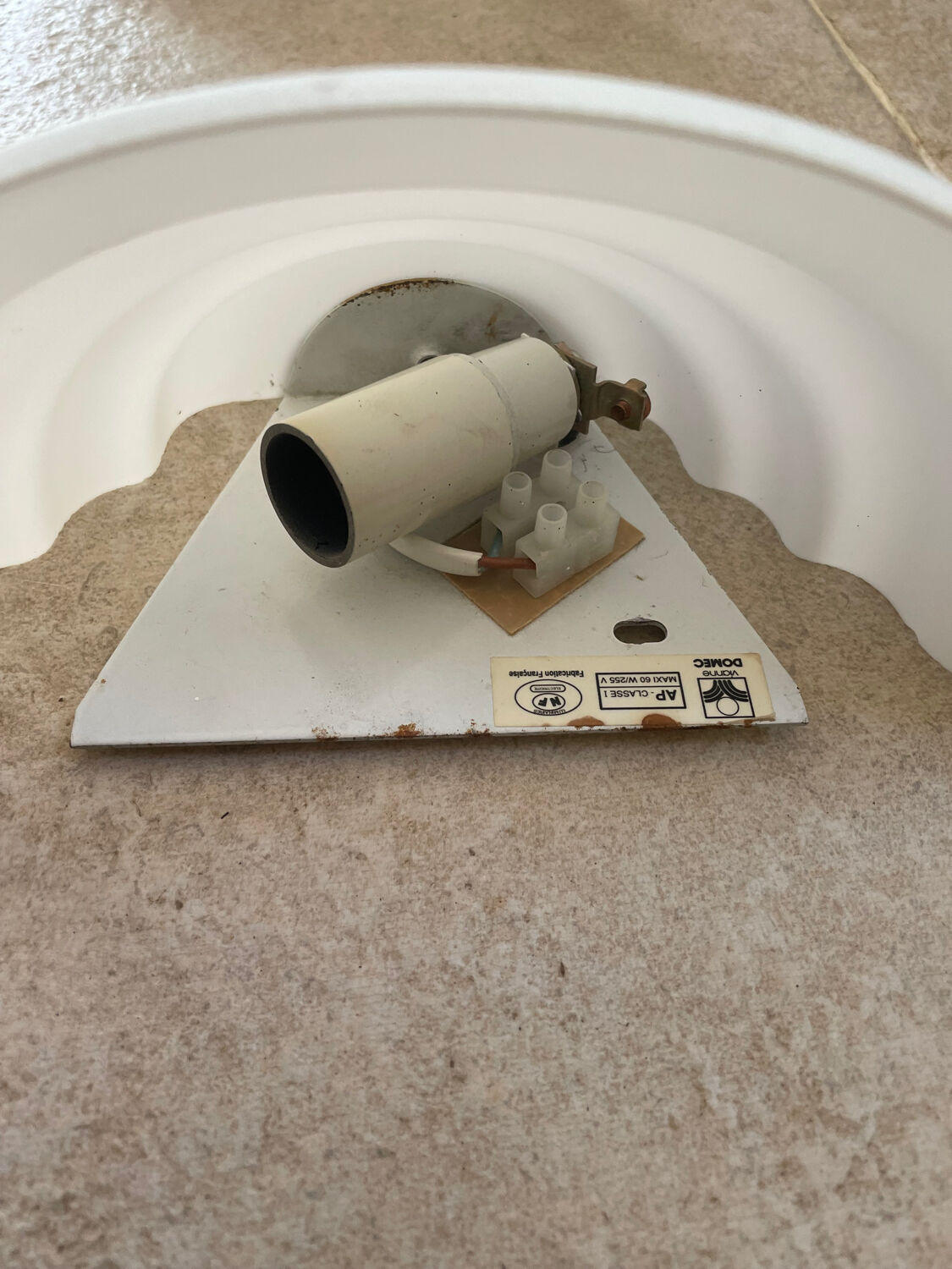 Pair of Vianne opaline wall lights