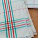 Set of 3 vintage glass towels