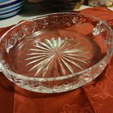 Signed Sèvres crystal dish