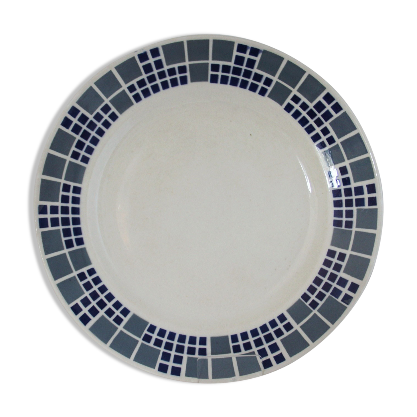 Leon round serving dish Badonviller
