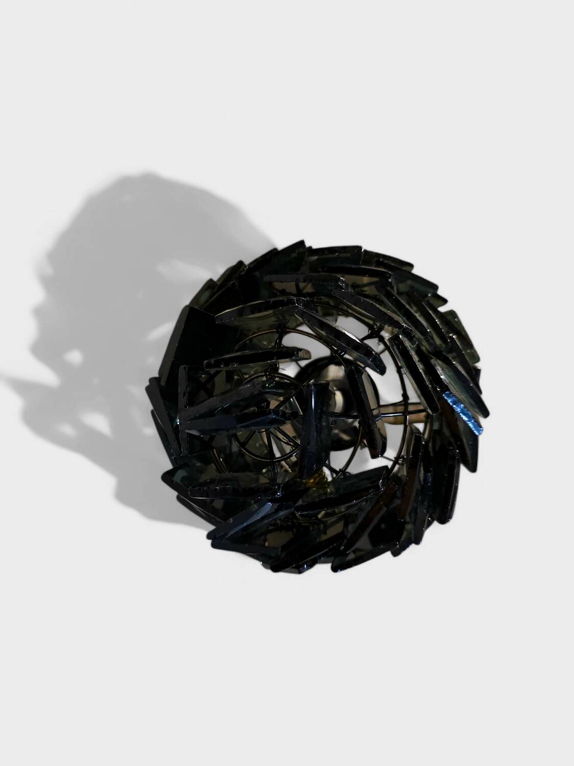 2 recycled glass suspensions, Maison Spiridon Paris