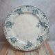 Old plate Terre de Fer Hb & Cie Choisy-le-Roi model Floreal 32 cm