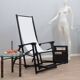 Vintage Italian design folding deck chair 1970s