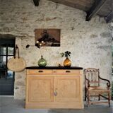 Louis Philippe buffet in solid elm
