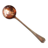 Old silver metal ladle Christofle art table vintage silver metal lad