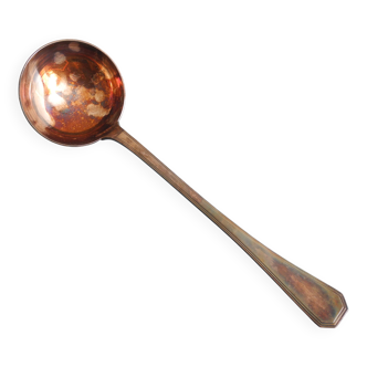Old silver metal ladle Christofle art table vintage silver metal lad