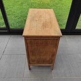 Small wooden desk three drawers