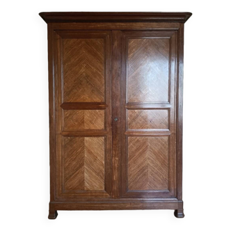 Armoire en chêne Louis Philippe