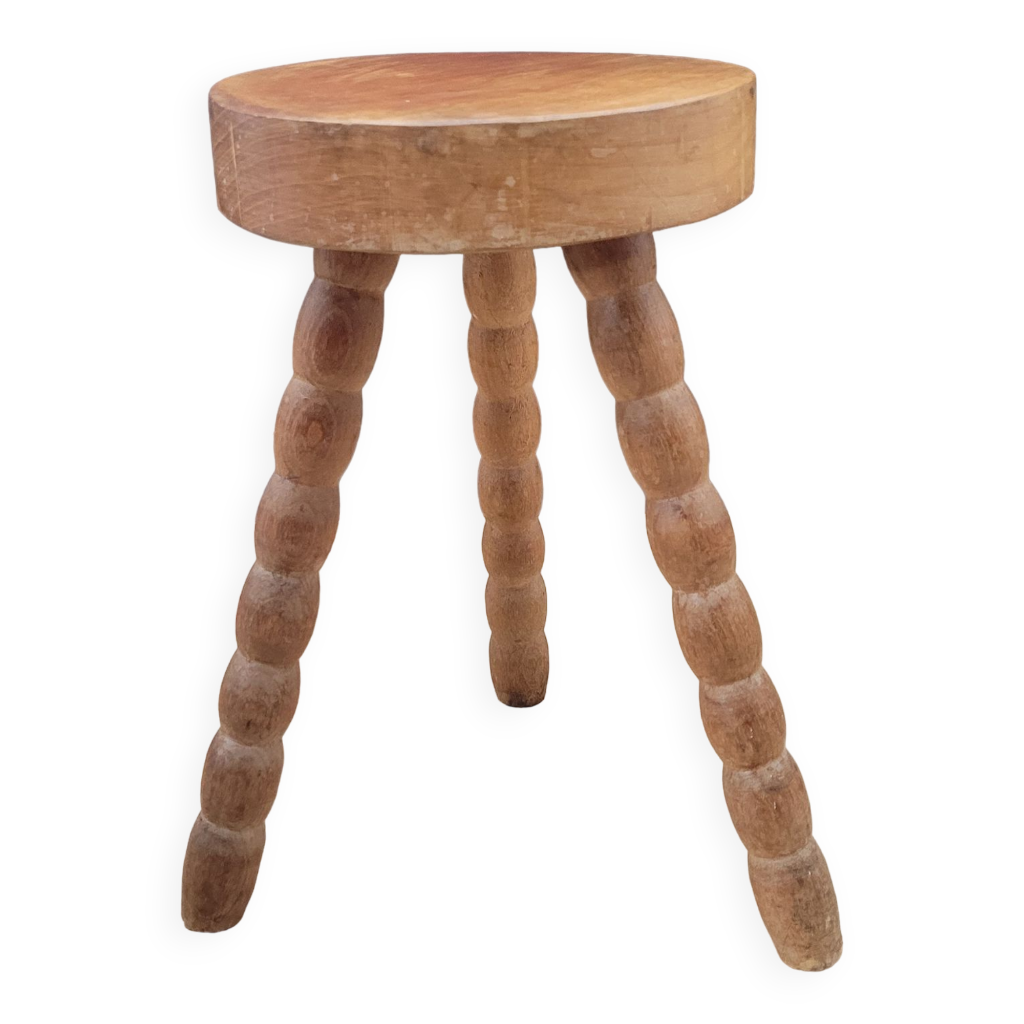 Tripod stool feet balls thick sitting