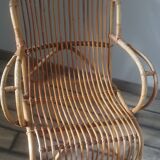 Rattan armchair