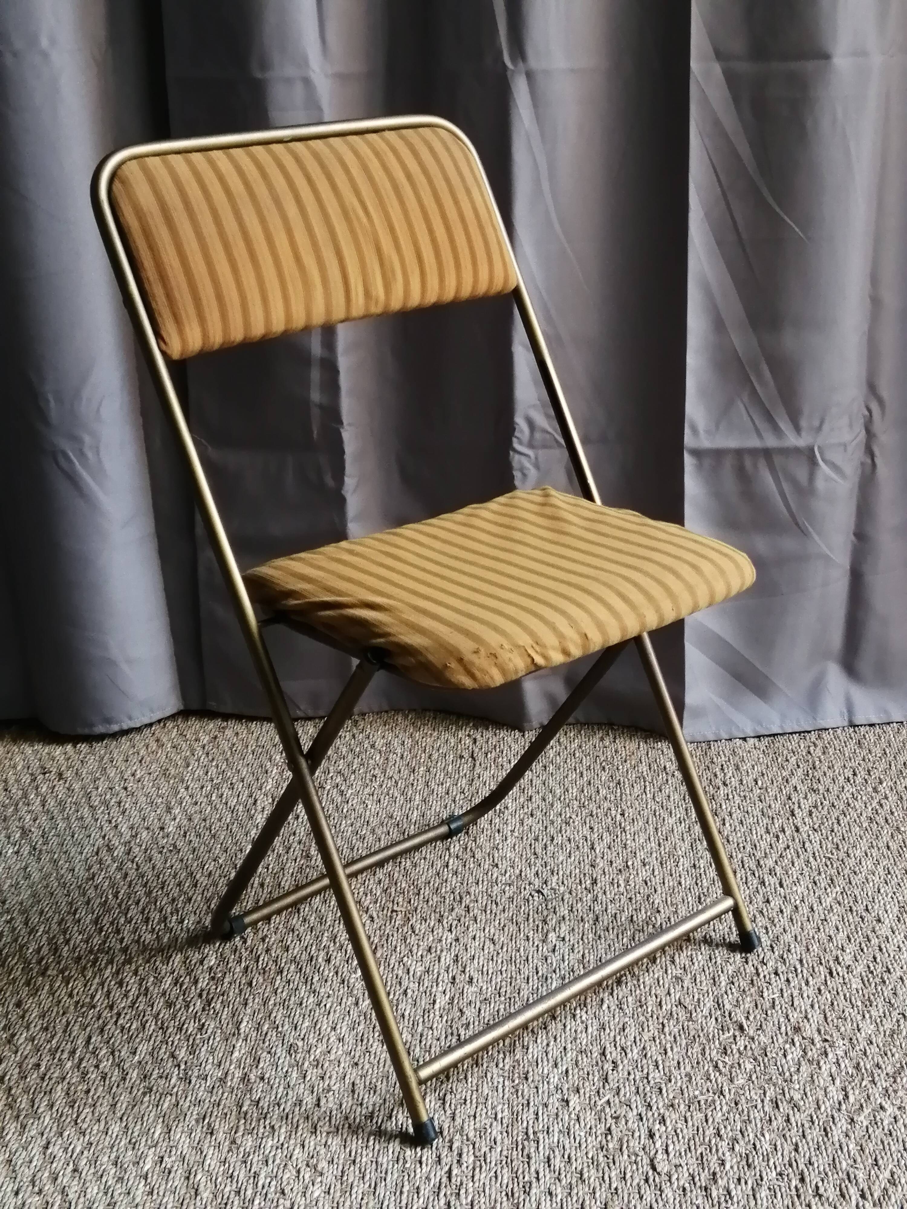 Chaise vintage "style lafuma"