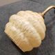 Clichy yellow glass swan neck wall light