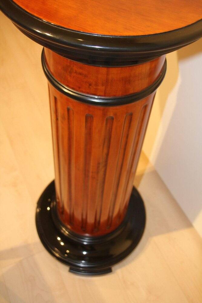 Neoclassical Rotating Pedestal in Beech Wood, Germany, 1920s