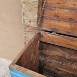 Antique Burmese teak dowry chest