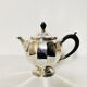Art Deco teapot CHRISTOFLE early 20th century in silver-plated metal with hallmark