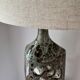 Pied de lampe en céramique danoise, années 1960