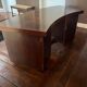 Large Curved Executive Desk in 1930s Style