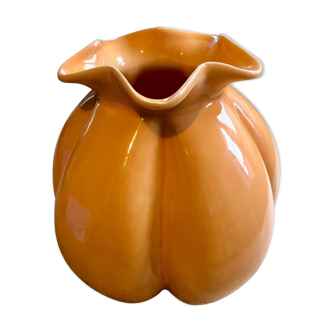 Vase côtelé années 80