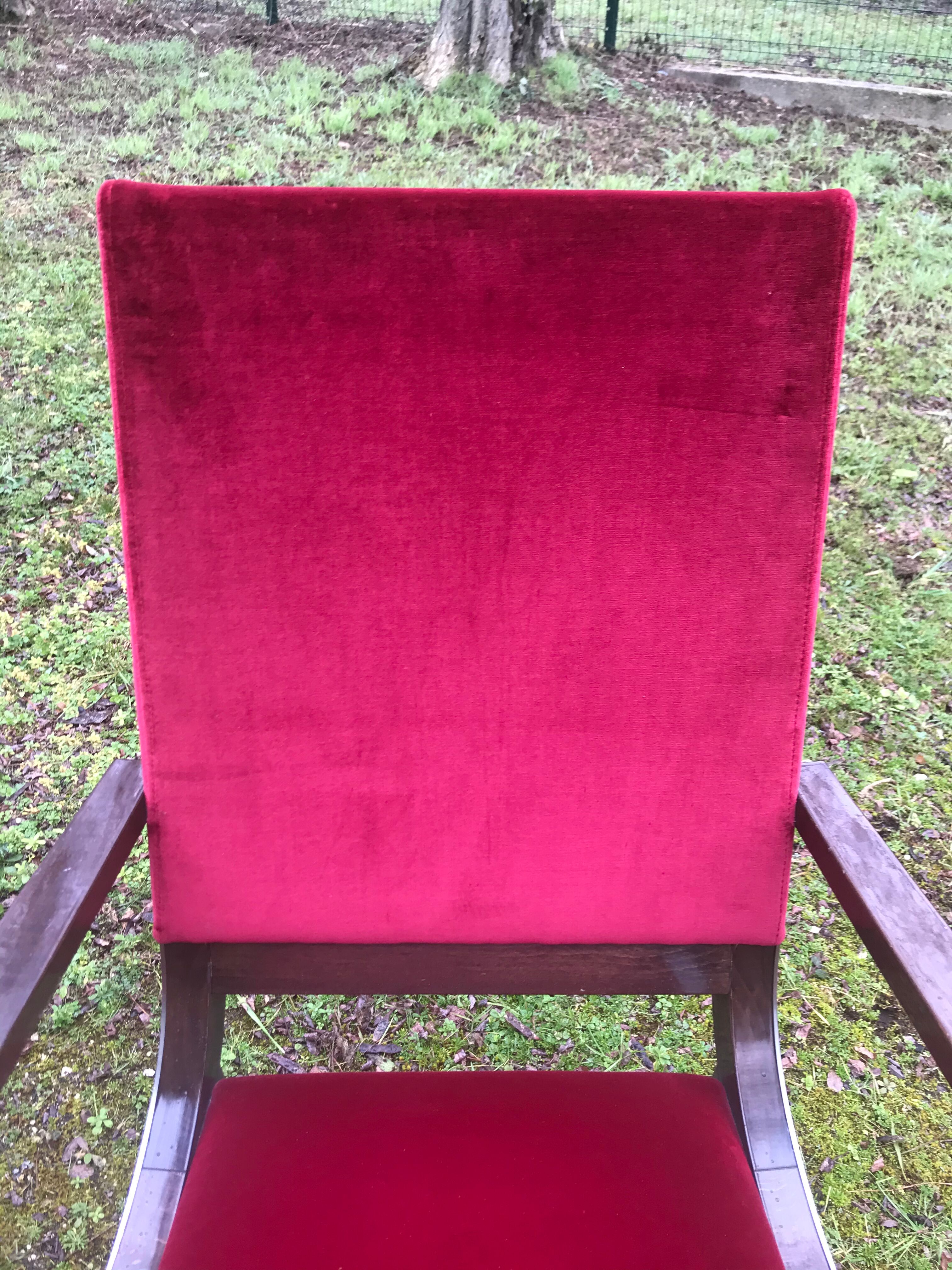 Pair of Art Deco armchairs "Costantini Pietro"