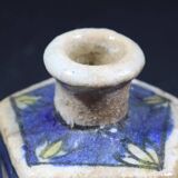 Antique Qajar Pottery Fish Vase Glazed Ceramic Hand Painted Antique Tea Bottle