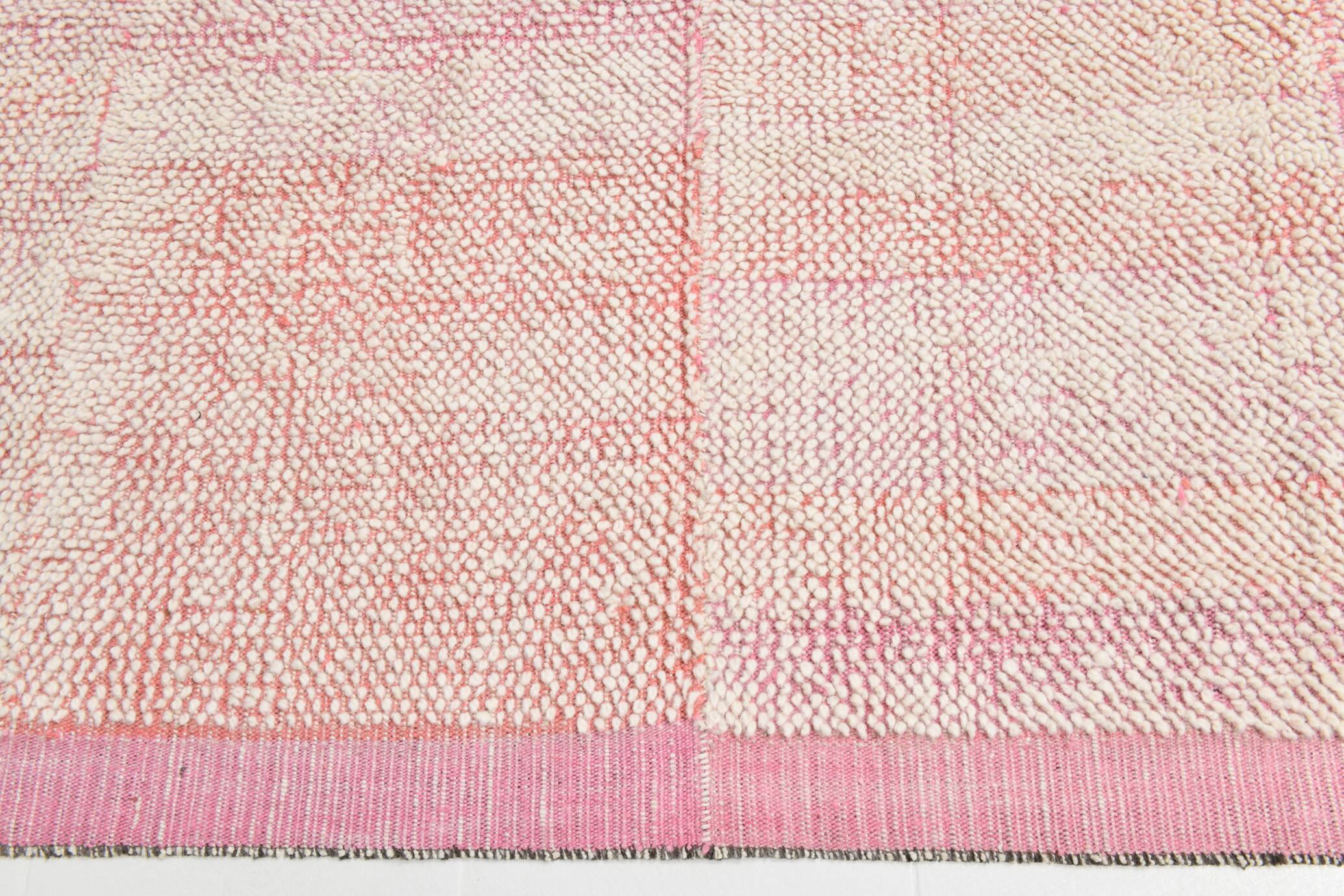 Oversize Pink Kilim Rug, 265x322Cm