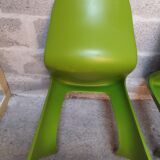 Suite 4 chairs "Kangaroo" Ernst Moeckl