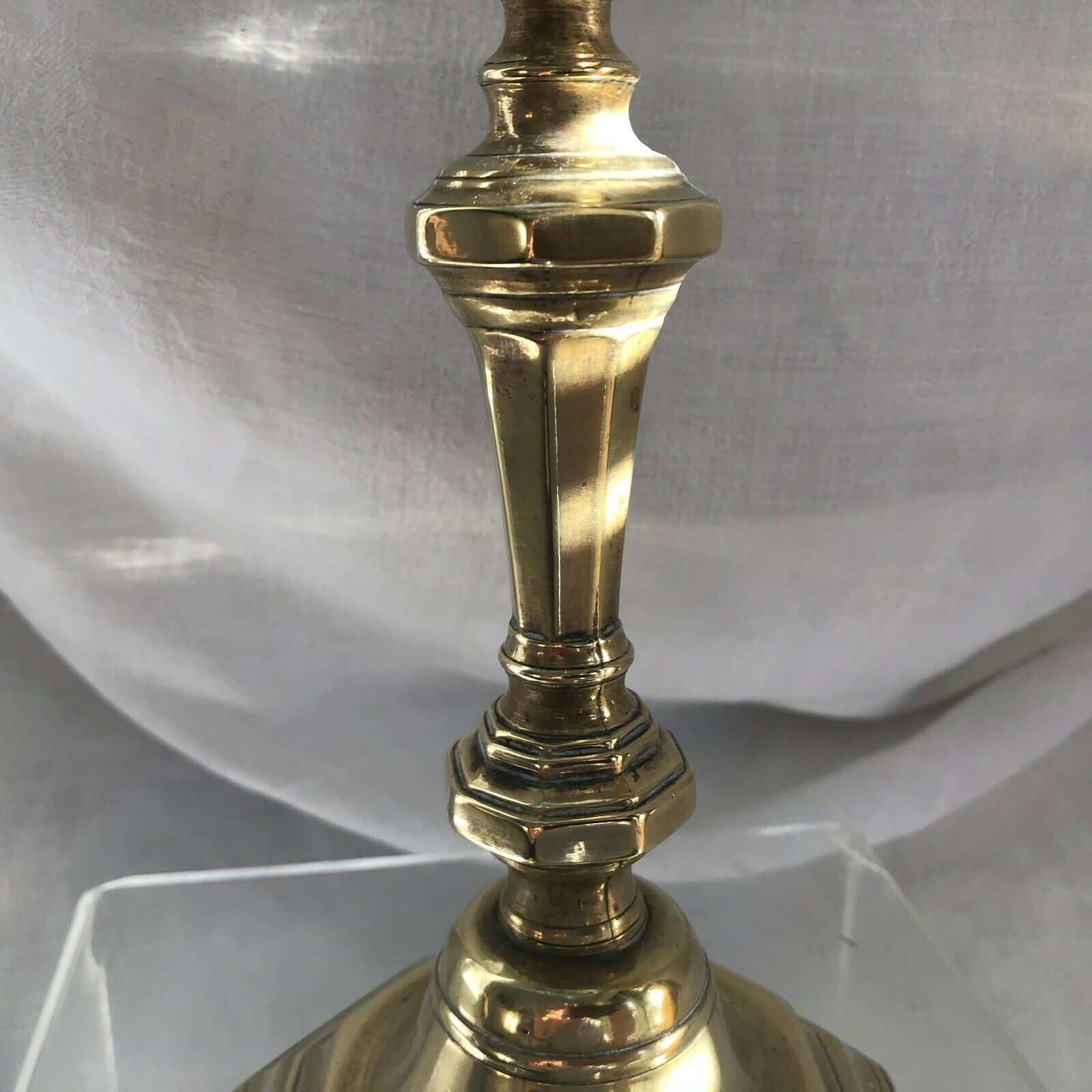 Candlestick in bronze and brass 18th century