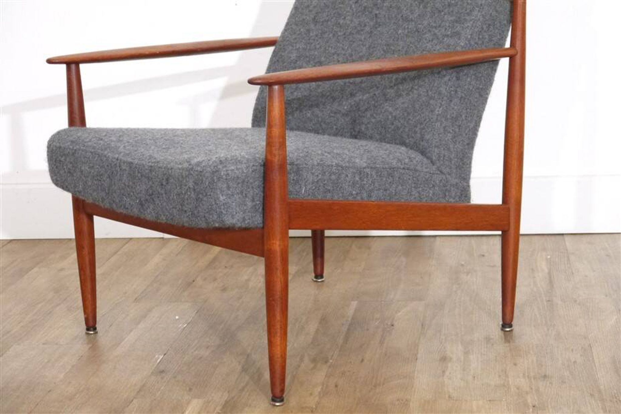 Fauteuil scandinave en teck 1960