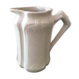 Antique ivory-coloured porcelain vase/pitcher