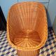 Fauteuil en rotin vintage