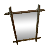 Vintage Bamboo Mirror