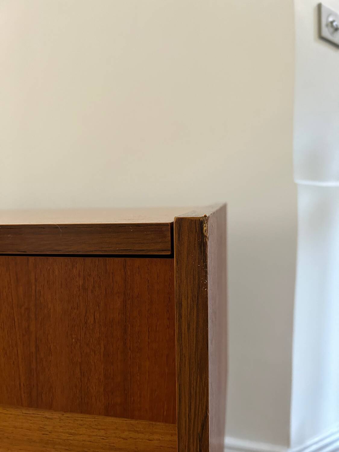 Teak chest of drawers