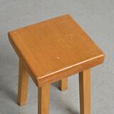 Vintage stool by Charlotte Perriand, Les Arcs, France