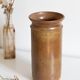 Vintage stoneware vase signed