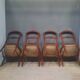 Set of four nineteenth century chairs