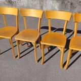 Set of 4 Boclerc Rancy S&L bistro chairs