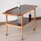 Scandinavian 'Thea' side table in rosewood and laminate, Yngve Ekström