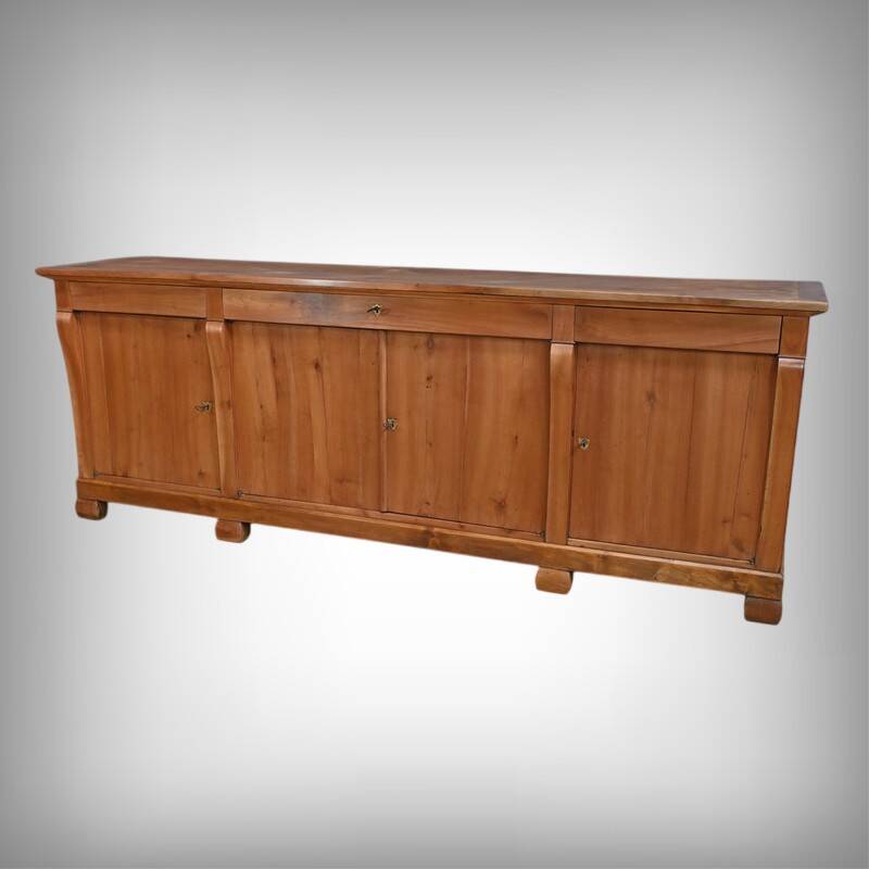 Large Cherrywood Sideboard, Restoration Style – Mid-19th Century