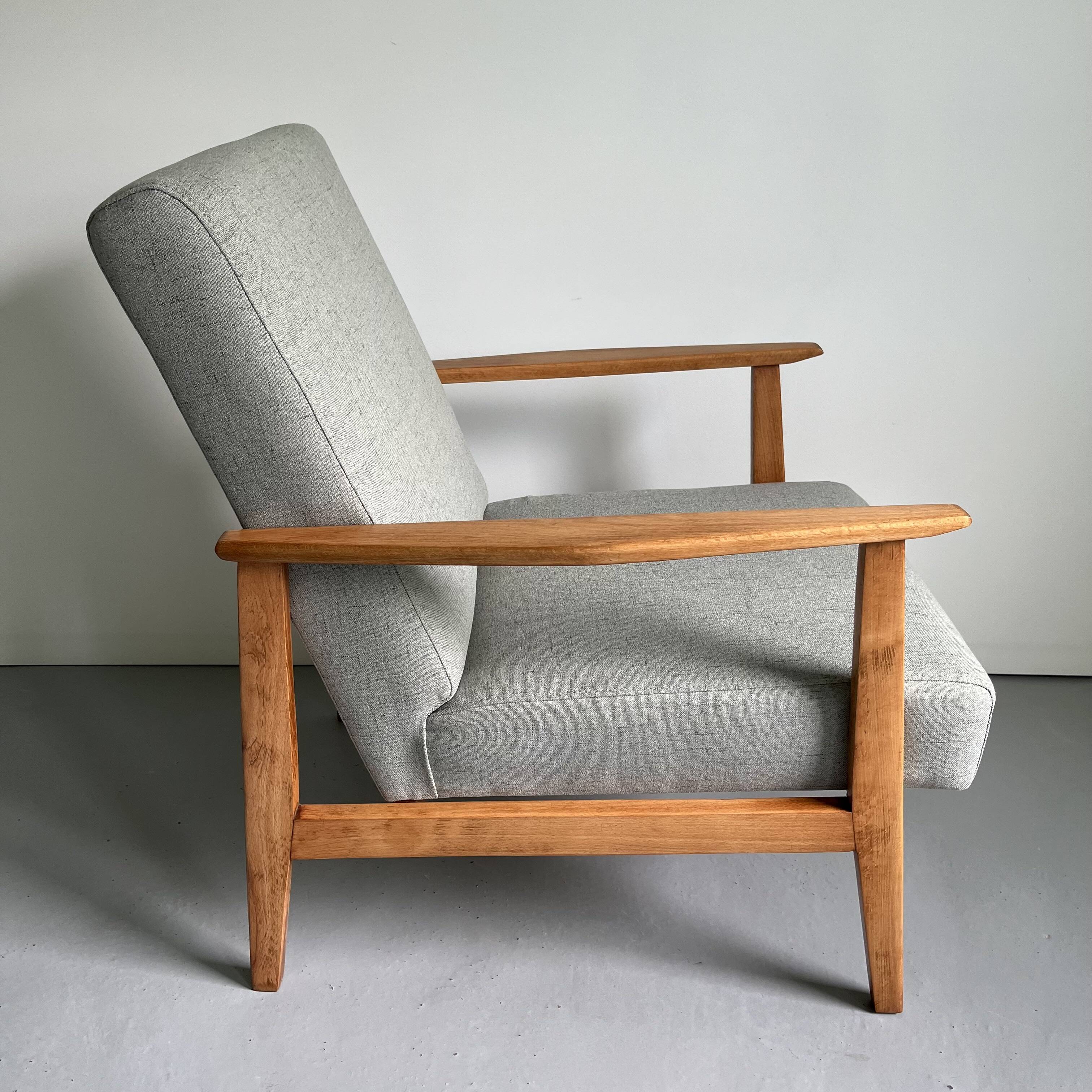 Vintage Grey Green Club Armchair