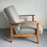 Vintage Grey Green Club Armchair