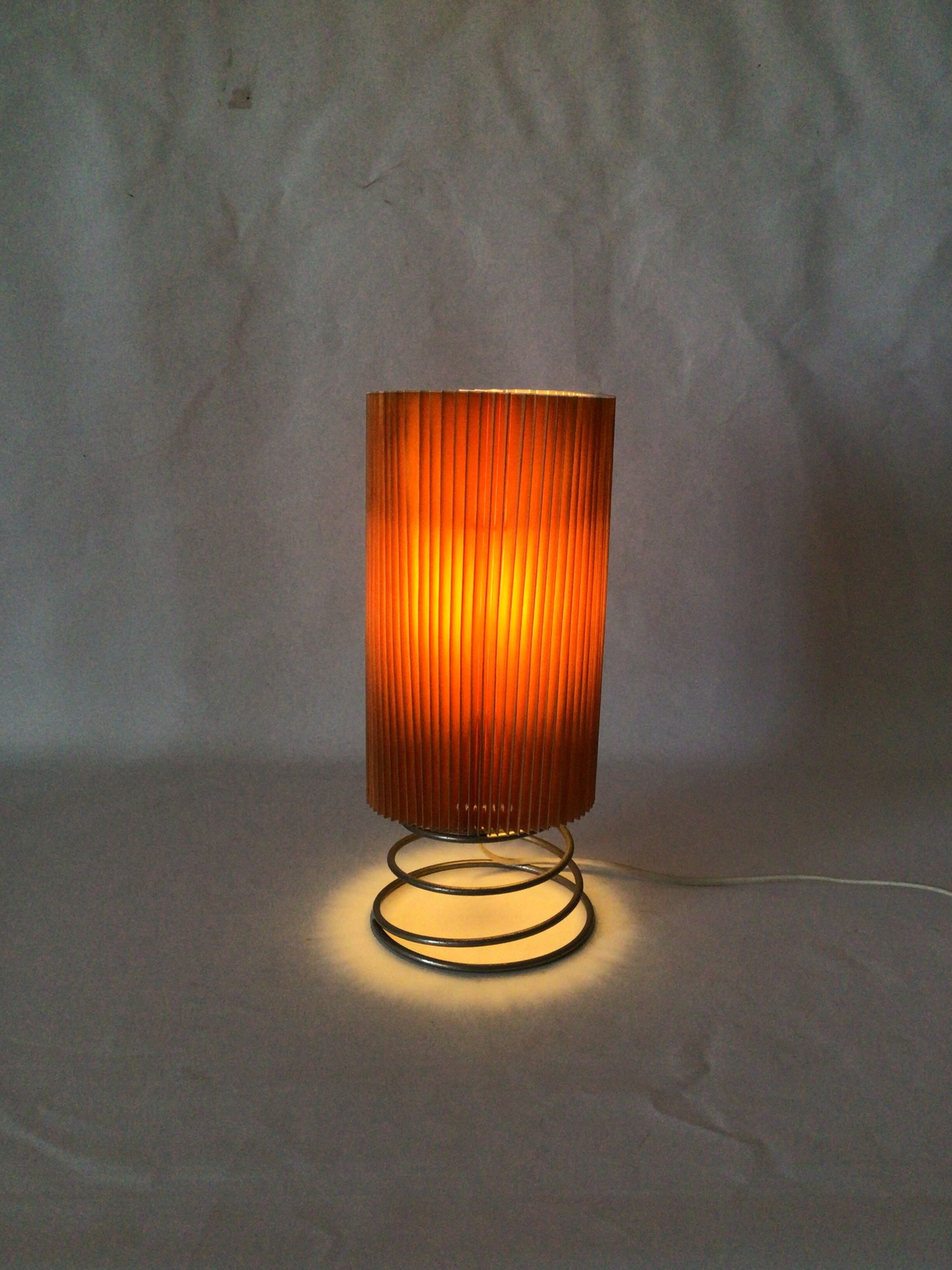 Vintage spring lamp